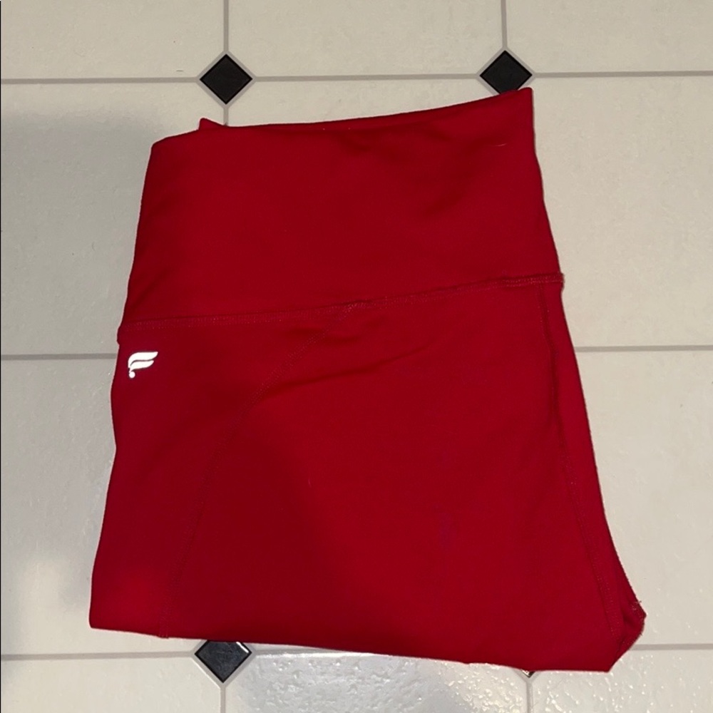 Fabletics Powerhold Red Leggings
